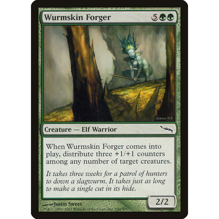 Magic: The Gathering Wurmskin Forger (140) Lightly Played