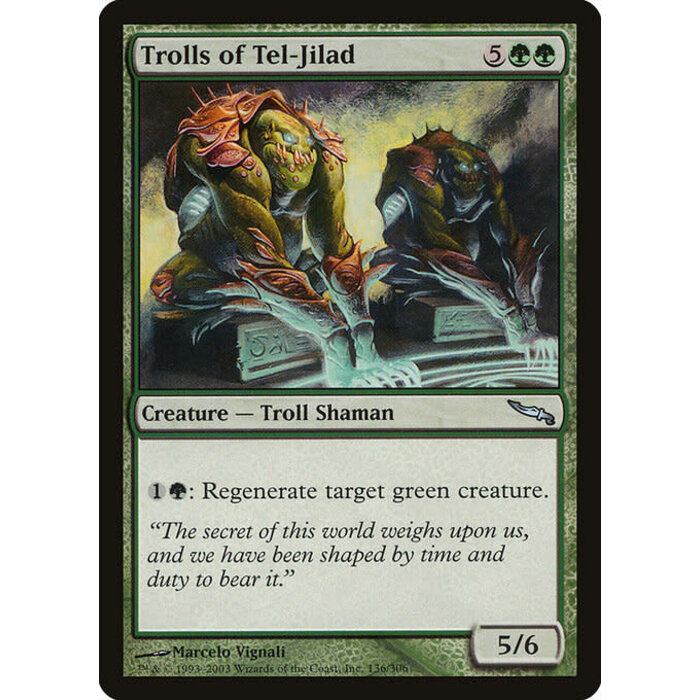 Magic: The Gathering Trolls of Tel-Jilad (136) Lightly Played
