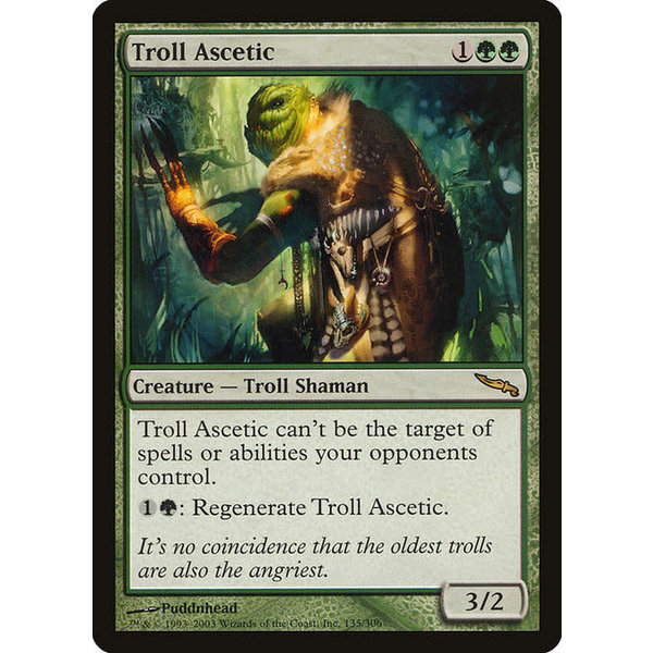 Magic: The Gathering Troll Ascetic (135) Lightly Played