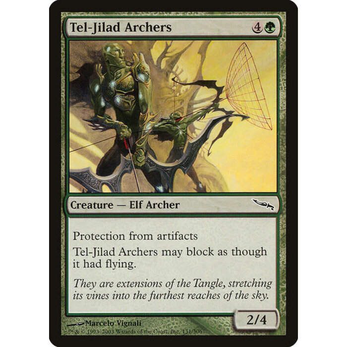 Magic: The Gathering Tel-Jilad Archers (131) Lightly Played