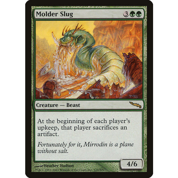 Magic: The Gathering Molder Slug (125) Heavily Played