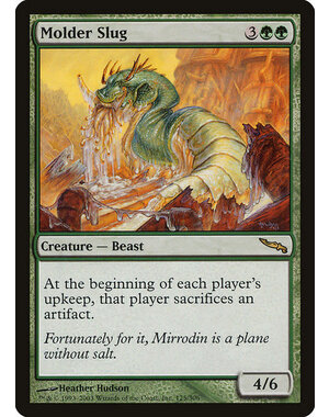 Magic: The Gathering Molder Slug (125) Moderately Played