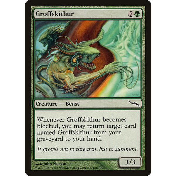 Magic: The Gathering Groffskithur (121) Lightly Played