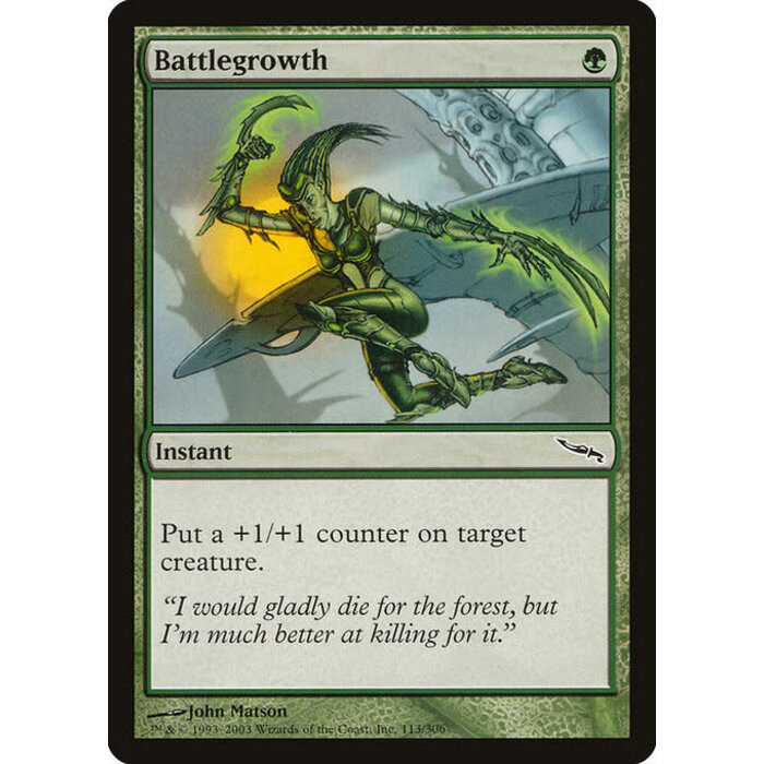 Magic: The Gathering Battlegrowth (113) Lightly Played