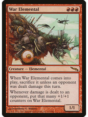 Magic: The Gathering War Elemental (112) Moderately Played