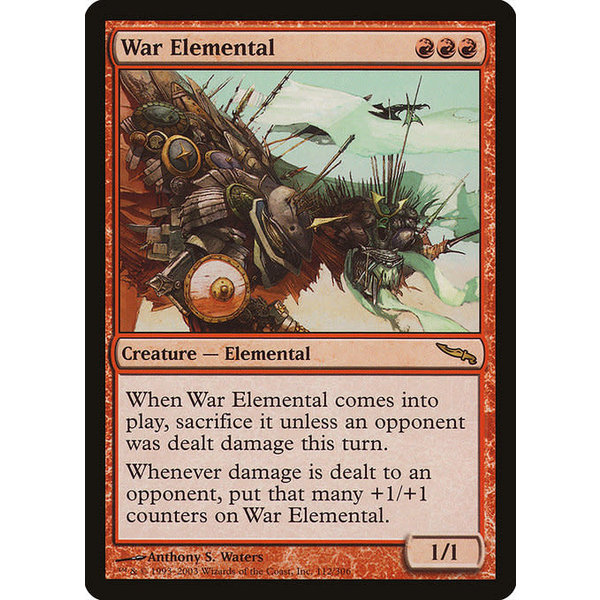 Magic: The Gathering War Elemental (112) Moderately Played