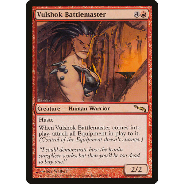 Magic: The Gathering Vulshok Battlemaster (110) Lightly Played