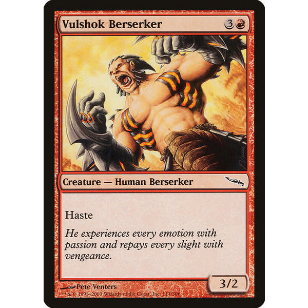 Magic: The Gathering Vulshok Berserker (111) Lightly Played