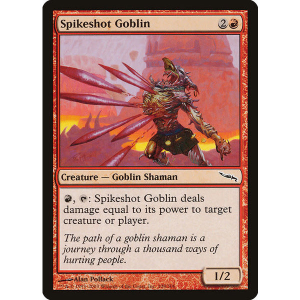 Magic: The Gathering Spikeshot Goblin (108) Lightly Played