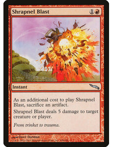 Magic: The Gathering Shrapnel Blast (106) Moderately Played