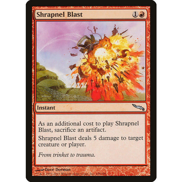 Magic: The Gathering Shrapnel Blast (106) Moderately Played