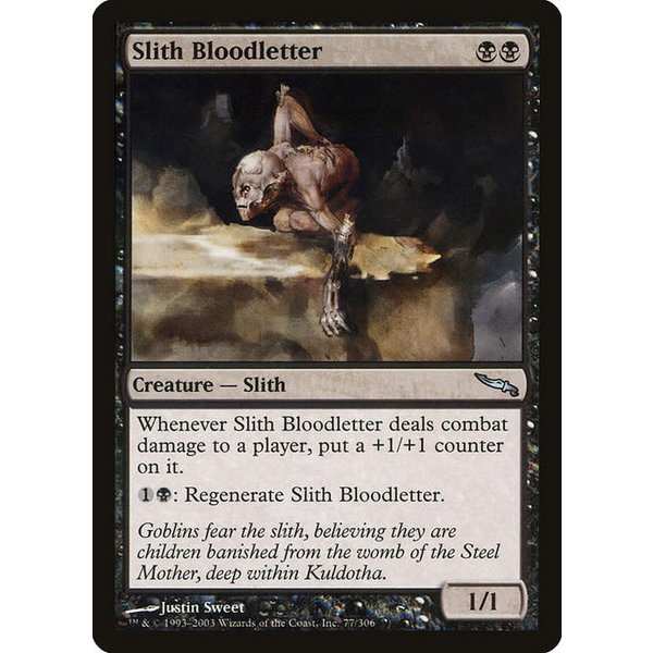 Magic: The Gathering Slith Bloodletter (077) Heavily Played