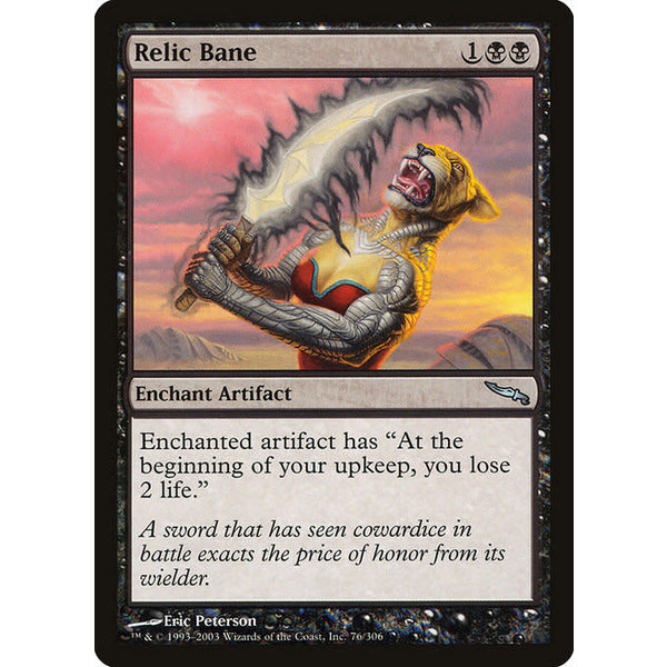 Magic: The Gathering Relic Bane (076) Lightly Played