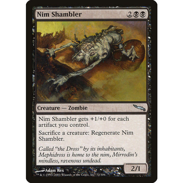 Magic: The Gathering Nim Shambler (072) Moderately Played