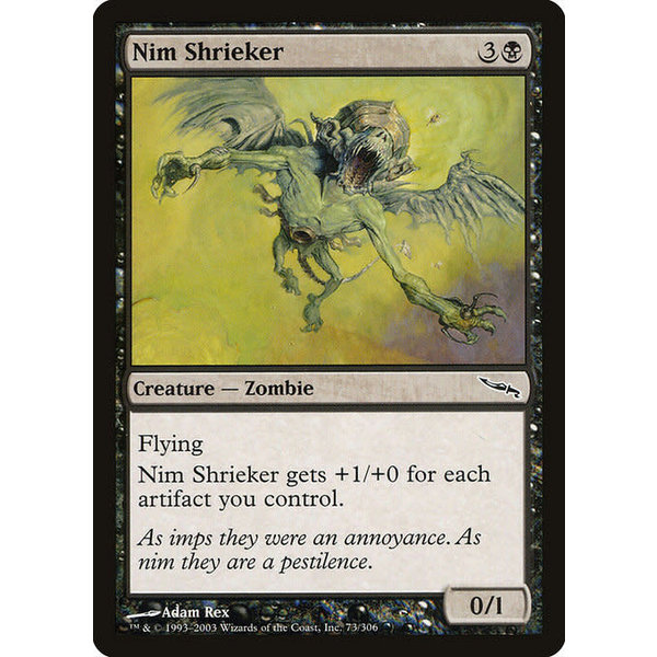 Magic: The Gathering Nim Shrieker (073) Lightly Played