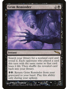 Magic: The Gathering Grim Reminder (066) Heavily Played