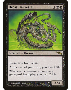 Magic: The Gathering Dross Harvester (063) Heavily Played