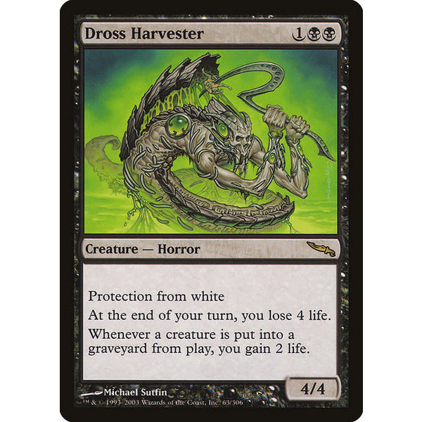 Magic: The Gathering Dross Harvester (063) Moderately Played