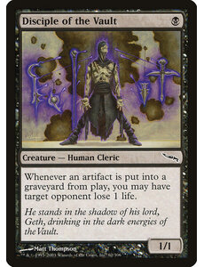 Magic: The Gathering Disciple of the Vault (062) Moderately Played