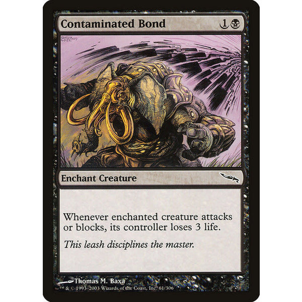 Magic: The Gathering Contaminated Bond (061) Lightly Played