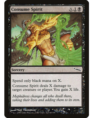 Magic: The Gathering Consume Spirit (060) Heavily Played