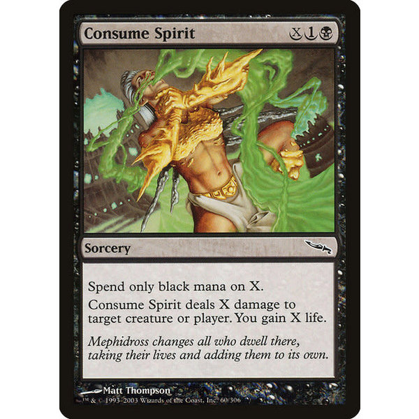 Magic: The Gathering Consume Spirit (060) Heavily Played