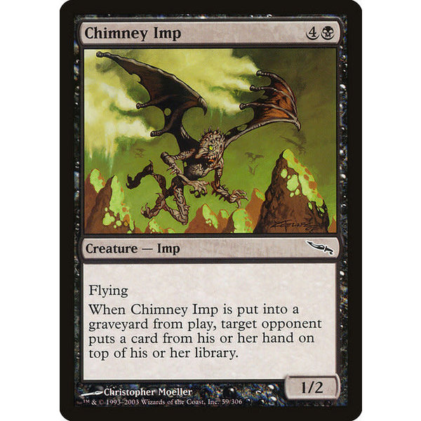 Magic: The Gathering Chimney Imp (059) Lightly Played