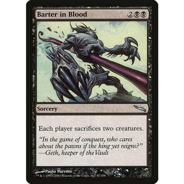 Magic: The Gathering Barter in Blood (057) Lightly Played