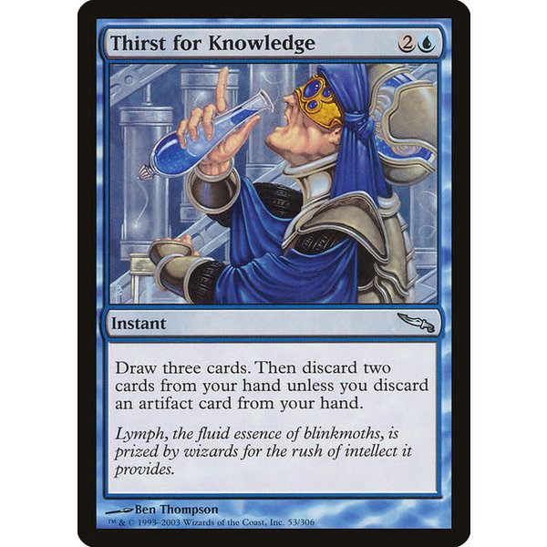 Magic: The Gathering Thirst for Knowledge (053) Moderately Played