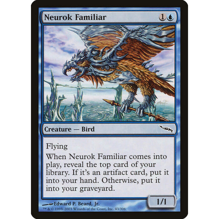 Magic: The Gathering Neurok Familiar (043) Lightly Played
