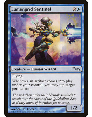 Magic: The Gathering Lumengrid Sentinel (040) Lightly Played