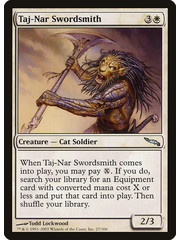 Magic: The Gathering Taj-Nar Swordsmith (027) Heavily Played