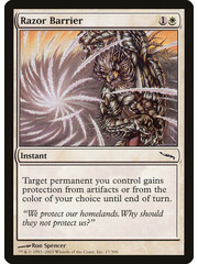 Magic: The Gathering Razor Barrier (017) Lightly Played