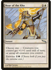Magic: The Gathering Roar of the Kha (018) Lightly Played