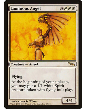 Magic: The Gathering Luminous Angel (015) Moderately Played