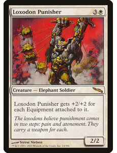 Magic: The Gathering Loxodon Punisher (014) Moderately Played