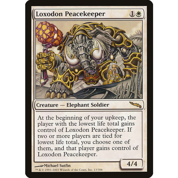 Magic: The Gathering Loxodon Peacekeeper (013) Heavily Played