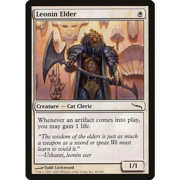 Magic: The Gathering Leonin Elder (010) Lightly Played