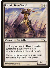 Magic: The Gathering Leonin Den-Guard (009) Lightly Played