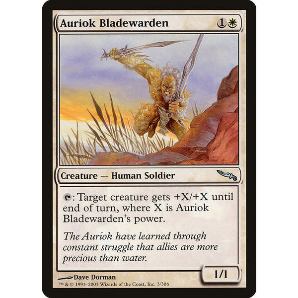 Magic: The Gathering Auriok Bladewarden (003) Lightly Played