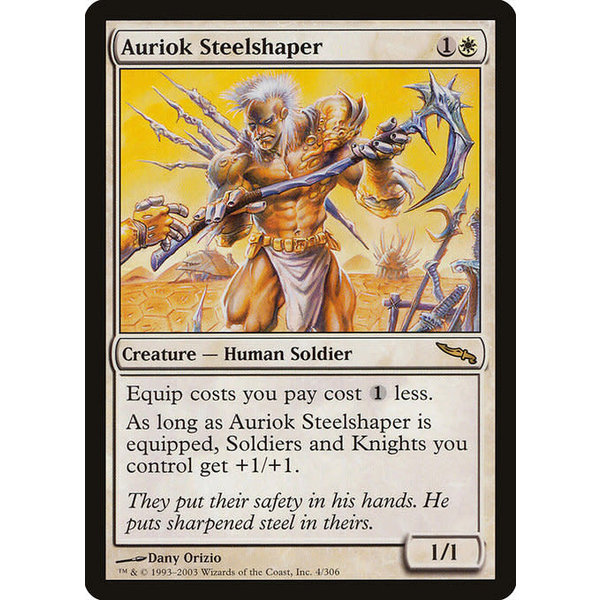 Magic: The Gathering Auriok Steelshaper (004) Lightly Played