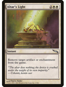Magic: The Gathering Altar's Light (001) Moderately Played