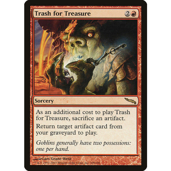 Magic: The Gathering Trash for Treasure (109) Moderately Played