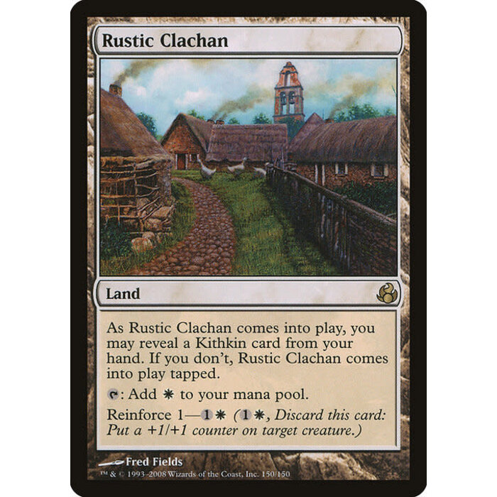 Magic: The Gathering Rustic Clachan (150) Moderately Played