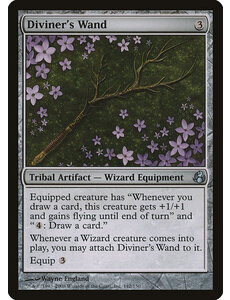 Magic: The Gathering Diviner's Wand (142) Moderately Played