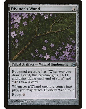 Magic: The Gathering Diviner's Wand (142) Moderately Played