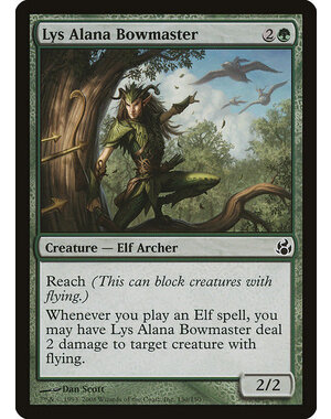 Magic: The Gathering Lys Alana Bowmaster (130) Moderately Played Foil
