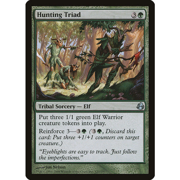 Magic: The Gathering Hunting Triad (127) Moderately Played