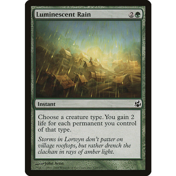 Magic: The Gathering Luminescent Rain (129) Moderately Played