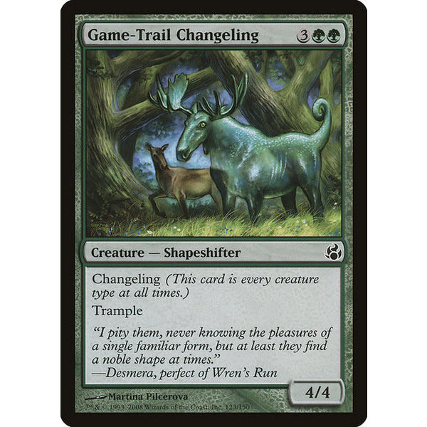Magic: The Gathering Game-Trail Changeling (123) Moderately Played